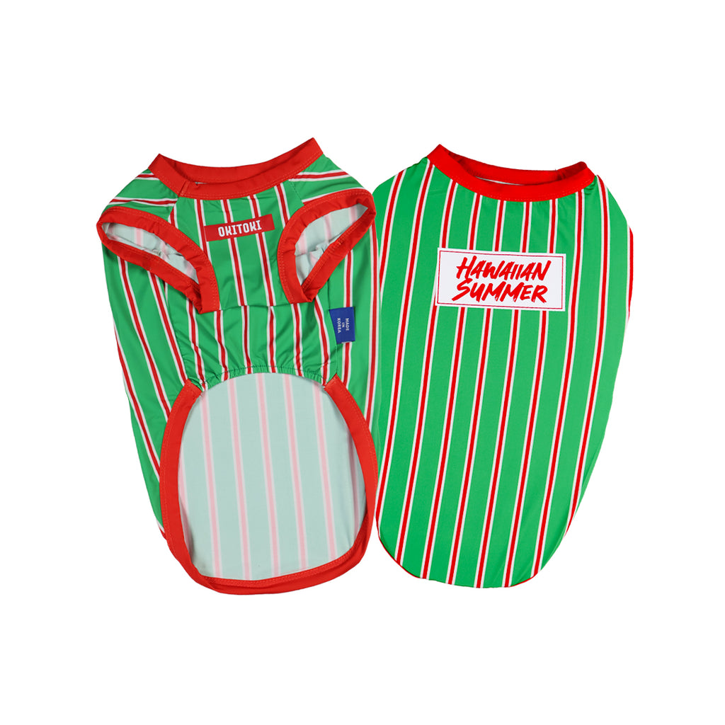 OKTK Dog Clothes Hawaiian Summer Cooling Sleeveless Summer Clothes Medium Dog Large Dog Pet Dog Okidoki